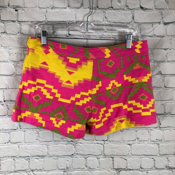 Judith March Tribal Aztec Lined Shorts - Picture 5 of 5
